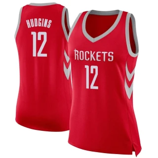 Women's Trevor Hudgins Houston Rockets Red Swingman Jersey - Icon Edition