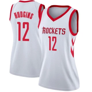 Women's Trevor Hudgins Houston Rockets White Swingman Jersey - Association Edition