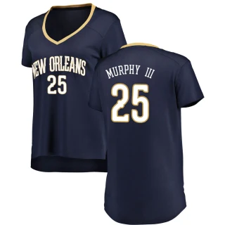 Women's Trey Murphy III New Orleans Pelicans Navy Fast Break Jersey - Icon Edition