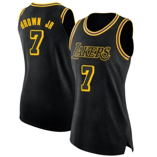 Women's Troy Brown Jr. Los Angeles Lakers Black Swingman Jersey - City Edition