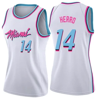 Women's Tyler Herro Miami Heat White Swingman Jersey - City Edition