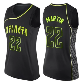 Women's Tyrese Martin Atlanta Hawks Black Swingman City Edition Jersey