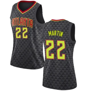 Women's Tyrese Martin Atlanta Hawks Black Swingman Jersey - Icon Edition