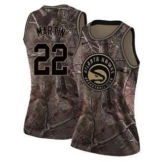 Women's Tyrese Martin Atlanta Hawks Camo Swingman Realtree Collection Jersey