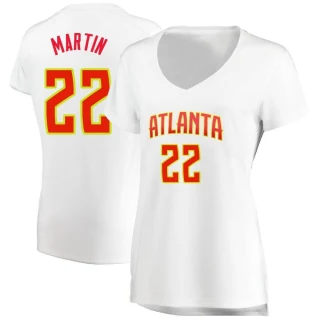 Women's Tyrese Martin Atlanta Hawks White Fast Break Jersey - Association Edition