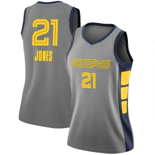 Women's Tyus Jones Memphis Grizzlies Gray Swingman 2018/19 Jersey - City Edition
