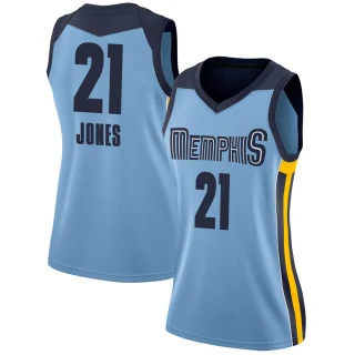 Women's Tyus Jones Memphis Grizzlies Light Blue Swingman Jersey - Statement Edition
