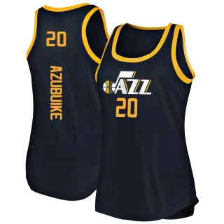 Women's Udoka Azubuike Utah Jazz Navy Fast Break Tank Jersey - Icon Edition