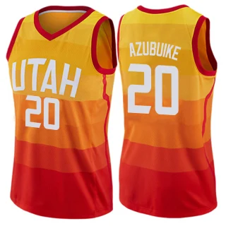 Women's Udoka Azubuike Utah Jazz Orange Swingman Jersey - City Edition