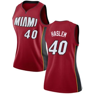 Women's Udonis Haslem Miami Heat Red Swingman Jersey - Statement Edition