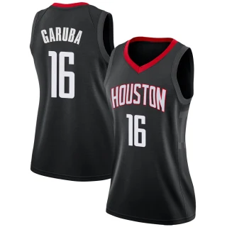 Women's Usman Garuba Houston Rockets Black Swingman Jersey - Statement Edition