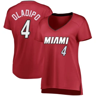 Women's Victor Oladipo Miami Heat Fast Break Wine Jersey - Statement Edition