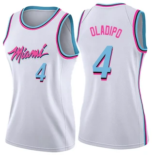 Women's Victor Oladipo Miami Heat White Swingman Jersey - City Edition