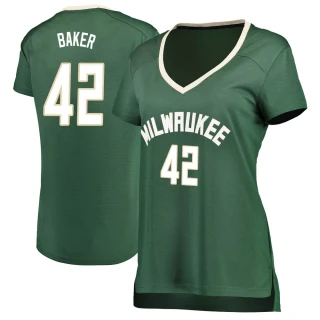 Women's Vin Baker Milwaukee Bucks Green Fast Break Jersey - Icon Edition