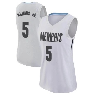 Women's Vince Williams Jr. Memphis Grizzlies White Swingman Jersey - City Edition