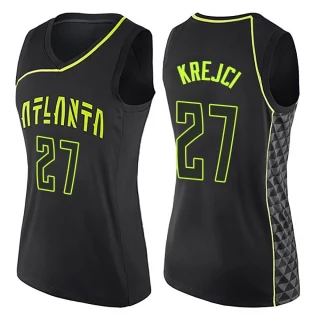 Women's Vit Krejci Atlanta Hawks Black Swingman City Edition Jersey
