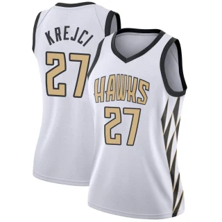 Women's Vit Krejci Atlanta Hawks White Swingman 2018/19 Jersey - City Edition