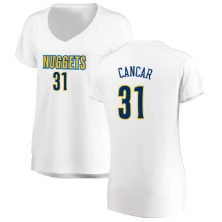 Women's Vlatko Cancar Denver Nuggets White Fast Break Jersey - Association Edition