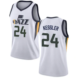 Women's Walker Kessler Utah Jazz White Swingman Jersey - Association Edition