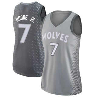 Women's Wendell Moore Jr. Minnesota Timberwolves Swingman Silver Jersey - City Edition