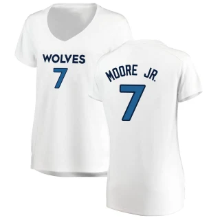 Women's Wendell Moore Jr. Minnesota Timberwolves White Fast Break Jersey - Association Edition