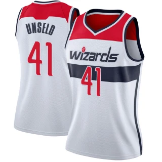 Women's Wes Unseld Washington Wizards White Swingman Jersey - Association Edition