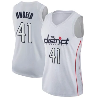 Women's Wes Unseld Washington Wizards White Swingman Jersey - City Edition