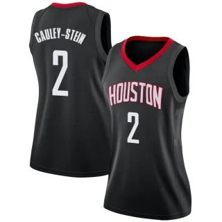 Women's Willie Cauley-Stein Houston Rockets Black Swingman Jersey - Statement Edition