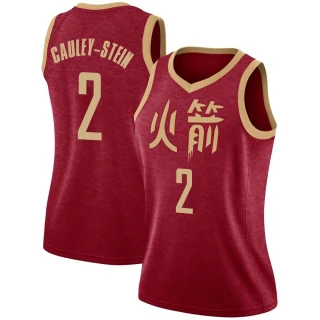 Women's Willie Cauley-Stein Houston Rockets Red Swingman 2018/19 Jersey - City Edition