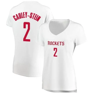 Women's Willie Cauley-Stein Houston Rockets White Fast Break Jersey - Association Edition