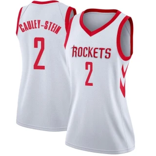Women's Willie Cauley-Stein Houston Rockets White Swingman Jersey - Association Edition