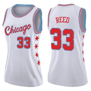 Women's Willie Reed Chicago Bulls White Swingman Jersey - City Edition