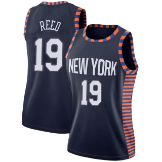 Women's Willis Reed New York Knicks Navy Swingman 2018/19 Jersey - City Edition