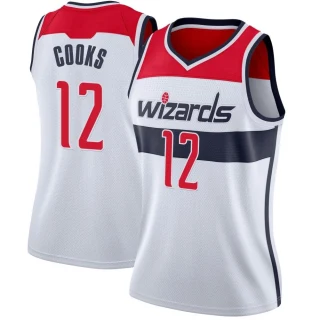 Women's Xavier Cooks Washington Wizards White Swingman Jersey - Association Edition