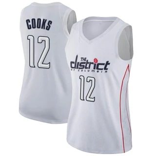 Women's Xavier Cooks Washington Wizards White Swingman Jersey - City Edition