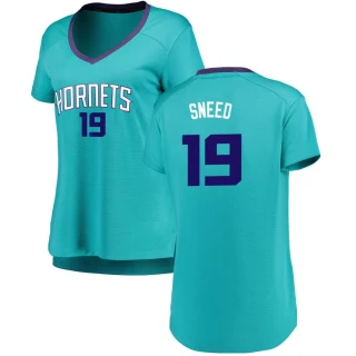 Women's Xavier Sneed Charlotte Hornets Teal Fast Break Fanatics Brand Jersey - Icon Edition