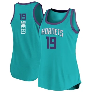 Women's Xavier Sneed Charlotte Hornets Teal Fast Break Tank Jersey - Icon Edition