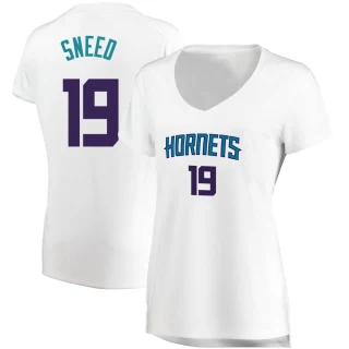 Women's Xavier Sneed Charlotte Hornets White Fast Break Jersey - Association Edition