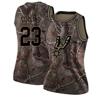 Women's Zach Collins San Antonio Spurs Camo Swingman Realtree Collection Jersey