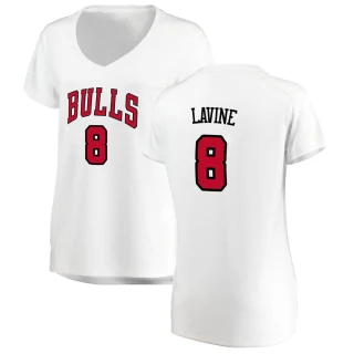 Women's Zach LaVine Chicago Bulls White Fast Break Jersey - Association Edition