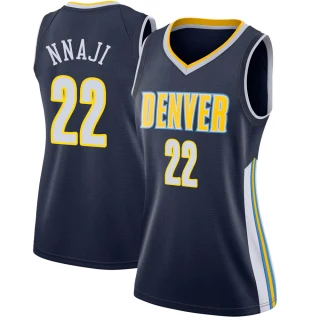 Women's Zeke Nnaji Denver Nuggets Navy Swingman Jersey - Icon Edition