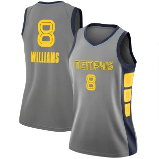 Women's Ziaire Williams Memphis Grizzlies Gray Swingman 2018/19 Jersey - City Edition