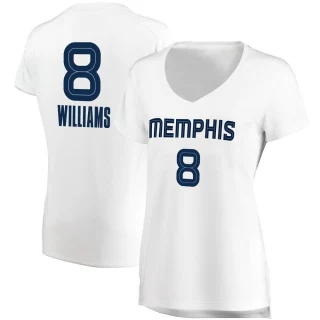 Women's Ziaire Williams Memphis Grizzlies White Fast Break Jersey - Association Edition