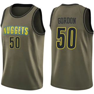 Youth Aaron Gordon Denver Nuggets Green Swingman Salute to Service Jersey