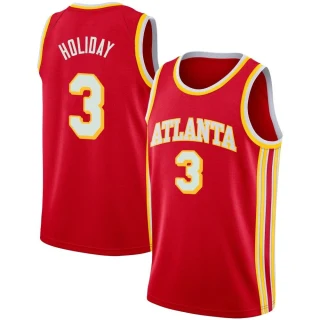 Youth Aaron Holiday Atlanta Hawks Red Swingman 2020/21 Jersey - Icon Edition