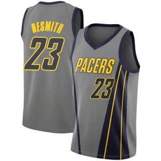 Youth Aaron Nesmith Indiana Pacers Gray Swingman 2018/19 Jersey - City Edition