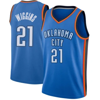 Youth Aaron Wiggins Oklahoma City Thunder Blue Swingman Jersey - Icon Edition