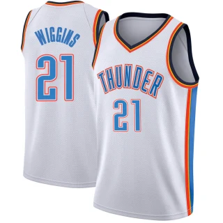Youth Aaron Wiggins Oklahoma City Thunder White Swingman Jersey - Association Edition