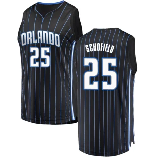 Youth Admiral Schofield Orlando Magic Black Fast Break Jersey - Statement Edition