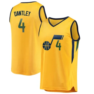 Youth Adrian Dantley Utah Jazz Gold Fast Break Jersey - Statement Edition